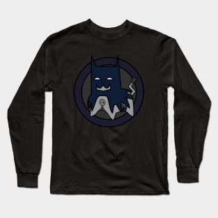 Cute Batcat | Night Cat | Superhero Cat | Kitty | Kitten Long Sleeve T-Shirt